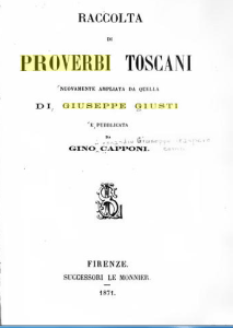 Proverbi toscani