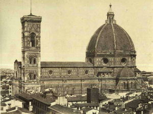 Duomo 1860, ancora senza la nuova facciata