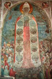 Madonna della Misericordia affresco (Foto originale)