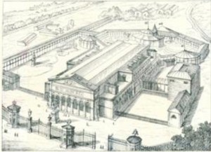 Stazione Leopolda sede della prima mostra nazionale. Pianta della mostra