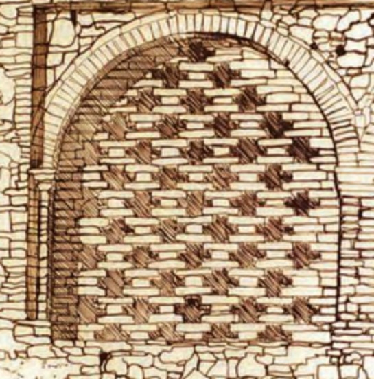 Esempio di griglia in laterizio