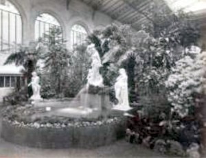 Firenze, Mercato di San Lorenzo, particolare dell'allestimento in occasione della mostra internazionale dell'orticoltura