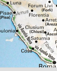 Tracciato della via Aurelia