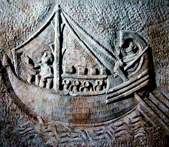 Bassorilievo di una nave oneraria dell'età imperiale