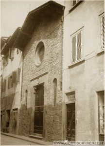 Oratorio Santa Maria Vergine della Croce al Tempio in via San Giuseppe 1900