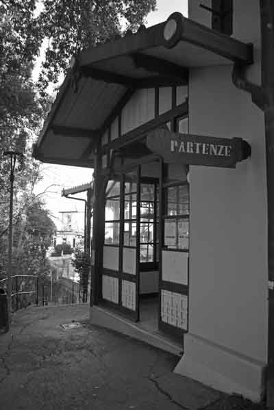 Stazione della funicolare di Montenero inaugurata nel 1908